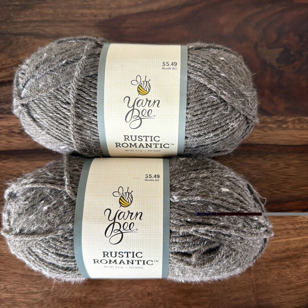 Yarn Bee Rustic Romantic Yarn #02 Barnwood Fence 2 skeins